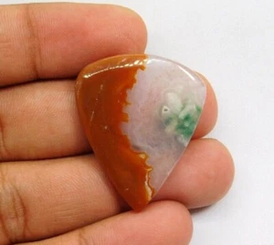 Rare! Aqua Chalcedony Loose Cabochon Natural Chalcedony Gemstone 33 Cts. ME-6591 - Picture 1 of 5