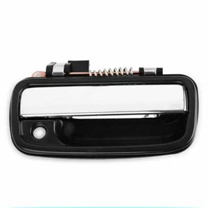 Front Black & Chrome Passenger Side Door Handle For 2001 - 2003 Toyota Tacoma CA - Picture 1 of 5