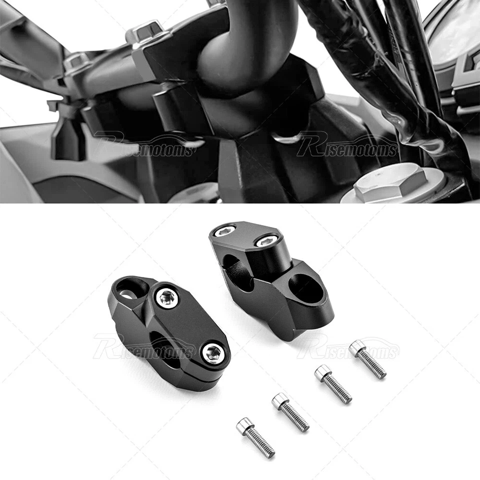 7/8" 22mm Handlebar Bar Riser Clamp Mount Kit For SUZUKI DR250 DR-Z 400 125 110 - Image 1 of 4