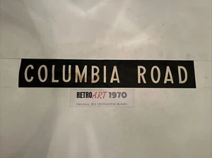 Autobús Columbia Road - F3010 Dorset Destination 1972 ciego 30"" - regalo - Imagen 1 de 12