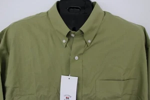 CUTTER & BUCK MENS L/S GREEN DRESS SHIRT SZ:2XB 2XL 2X XXL NWT BCW09180 - Picture 1 of 3