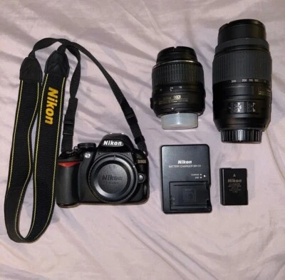 Nikon Camera D3100  And 2 Lens - Image 1 of 4