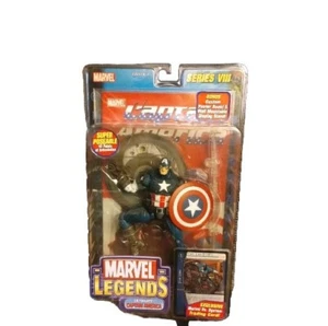 Vtg Marvel Legends Ultimate Captain America Series VIII Figure 2004 Toybiz👌👌👌 - Picture 1 of 2
