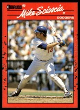 1990 Donruss #316  Mike Scioscia        Los Angeles Dodgers