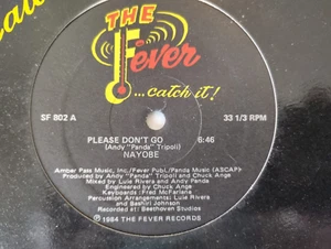 NAYOBE - "PLEASE DON'T GO" / THE FEVER RECORDS 1984 - Picture 1 of 3