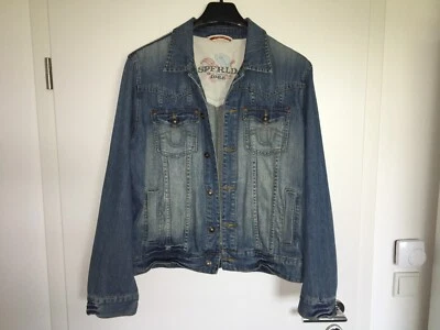 Herren Jeansjacke blue denim Gr. L Springfield ***TOP*** - Bild 1 von 4