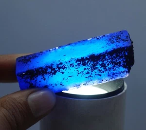 Pietra preziosa naturale 240 ct zaffiro blu grezzo certificata EGL terra africana estratta - Foto 1 di 4