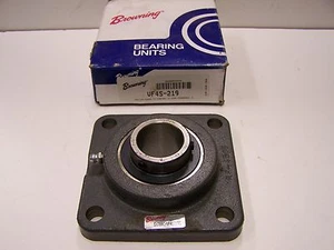 Browning VF4S-219 4-Bolt Flange Bearing 1-3/16" Bore Set Screw Lock New - Picture 1 of 3