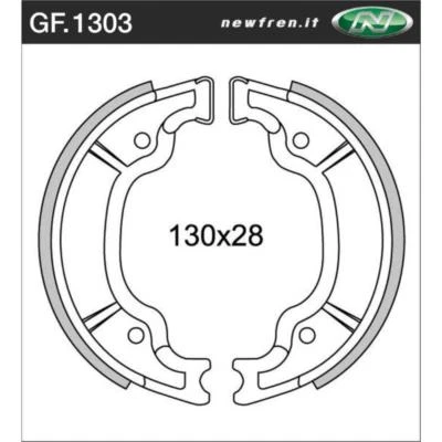 Front Brake Shoes Fit YAMAHA XT350	1992 1993 1994 1995 1996 S4S - Image 1 of 2