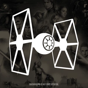 Star Wars Imperial Tie Fighter Vinyl Decal Sticker - Picture 1 of 3