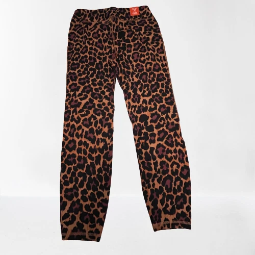 J.Crew Women 7/8 high-rise leggings in leopard Brown Black Small Size 2X #AS045