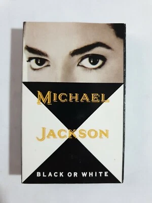 MICHAEL JACKSON - 'Black Or White' Cassette Tape Single 1991 GEFFEN RECORDS - Image 1 of 4