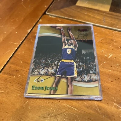 1998-99 Bowman’s Best Certified Autograph Eddie Jones #A3 - Image 1 of 2