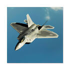 Dunaway Military USA F-22 Raptor Jet Photo Wall Art Canvas Print 24X24 In