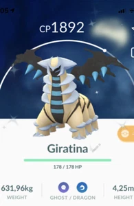Shiny Giratina Altered Form Pokemon Gen4 Go Registrato / 30 Giorni Pokémon Sinnoh  - Foto 1 di 1