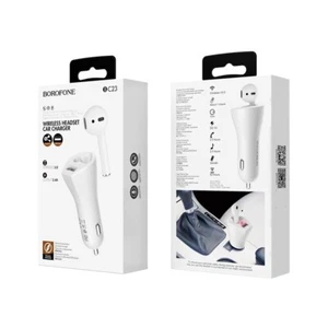Auricolare Bluetooth Mono con ricarica presa accendisigari e presa USB - Foto 1 di 2