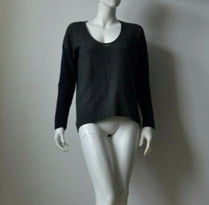 Madewell Neu mit Etikett UVP 69 $. Viskose/Wollmischung Damen Pullover Pulli grau/blau Gr. S - Bild 1 von 6