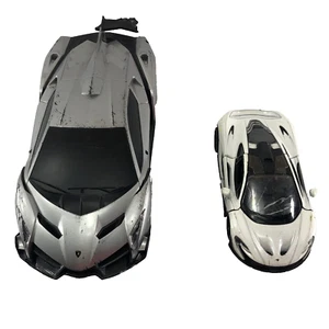 Lot of 2 Toy Cars McLaren P1 KT5393 Scale 1/36 & Lamborghini Veneno 1/24 # 27943 - Picture 1 of 8