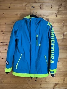DC Snowboard Ski Jacket Women's Size Medium 12 Neon Yellow - Picture 1 of 17