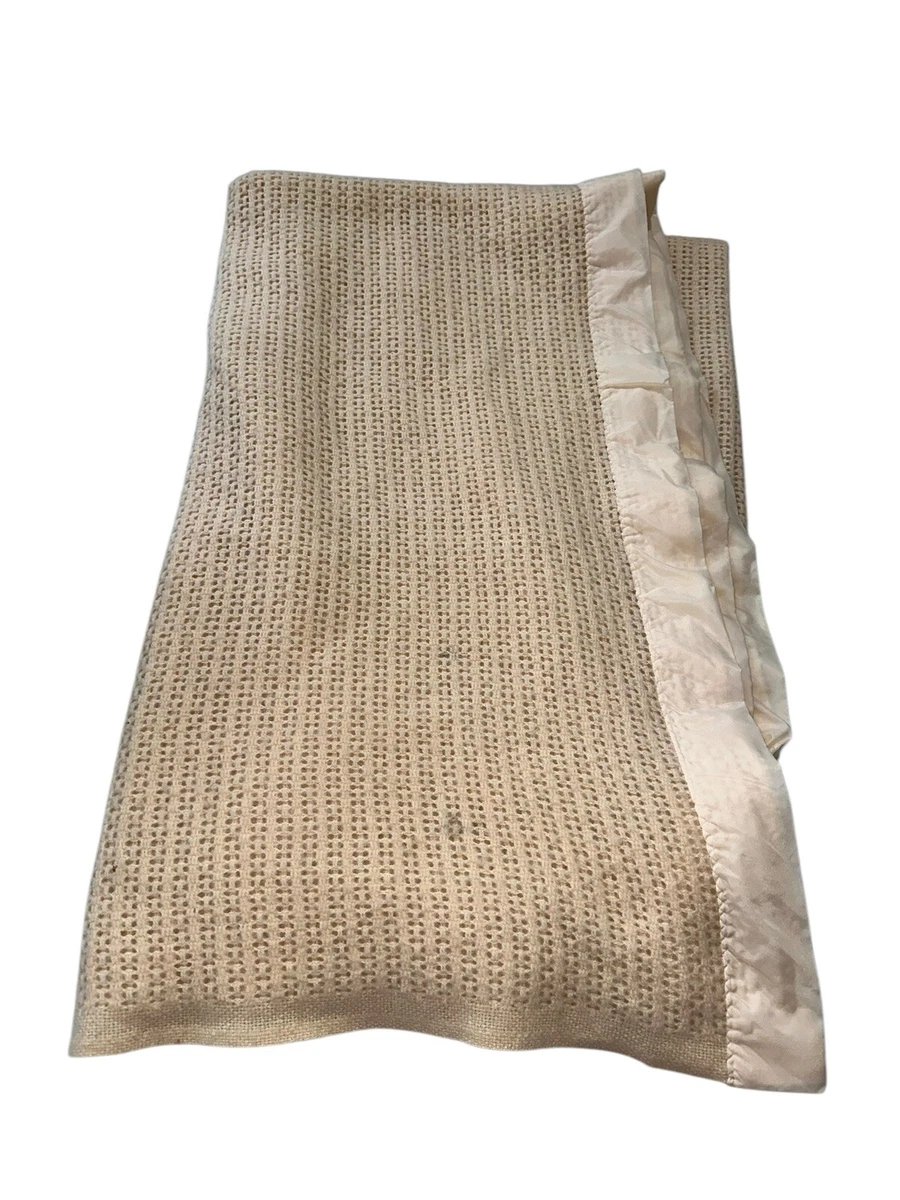 EARLY'S of WITNEY Pure New Wool BLANKET UK England 86”x68” Vintage
