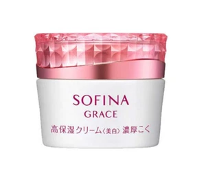 Well Packed SOFINA GRACE Whitening Moisturizing Cream 40g (1.41 oz)  Japan - Picture 1 of 2
