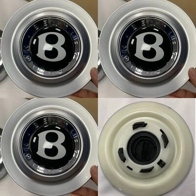 Tapa central Bentley Continental rueda Flying Spur Mulliner 3W0601161K plata 4 un. Foto 1 de 4