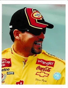 "FOTO A COLOR STEVE PARK 8X10 PILOTO DE CARRERAS NASCAR ""REFLEJOS" - Imagen 1 de 1