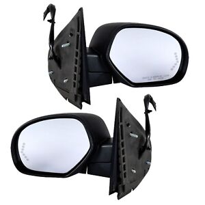Power Mirror Set Of 2 For 2007-2014 Chevy Tahoe Heated Power Folding With Memory