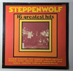 Steppenwolf 16 Greatest Hits Vinyl Record DSX-50135 LP Album Never Opened - Picture 1 of 2