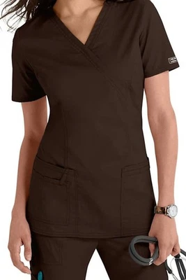 Cherokee Scrub Top Core Stretch Mock Wrap Clearance Sale 4728 - Image 1 of 3
