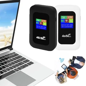 5G Unlocked LTE LCD Portable Mobile Broadband Wireless WiFi Router MiFi hotspot - Photo 1/12