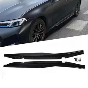 Carbon Flash ZR1 Style Side Skirts Rocker Panels For Corvette C7 Z06 2014~2019 . - Picture 1 of 15