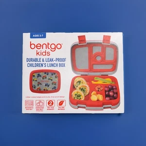 Bentgo Kids Snap & Go Durable Leak-Proof Lunch Box - Trucks NEW - Picture 1 of 7