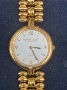 RODOLPHE by LONGINES 60610947 Quartz Gold Watch - Picture 1 of 11
