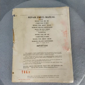 Tokheim Pump Repair Part Manual 300 305 300RC 305RC 300 Twin 360 365 360RC 365RC - Bild 1 von 24