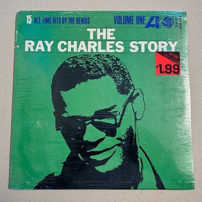 SEALED!! Ray Charles "The Story Volume One" 15 All Time Hits LP Atlantic 8063 - Image 1 of 4