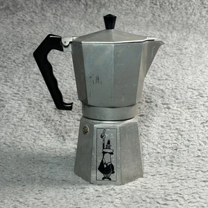 Macchina da caffè espresso vintage Bialetti Crusinallo Moka Express piano cottura Italia  - Foto 1 di 13