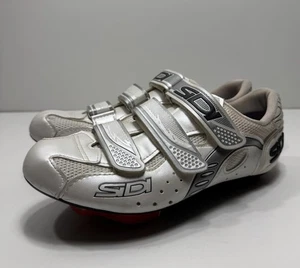 SIDI Womens Carbon Millennium White Road Cycling Shoes EU Size 42 W - Picture 1 of 10