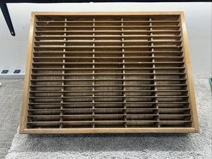 Vintage Napa Valley Box Co Holz 80 Fächer Kassette Band Aufbewahrung Wandregal 31737 - Bild 1 von 6