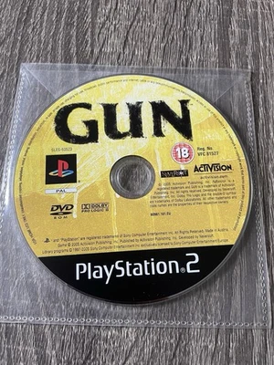 GUN - PlayStation 2 PS2 Game PAL Disc Only Working Activision - Image 1 of 4