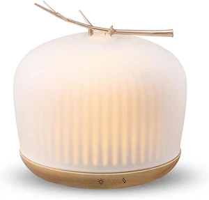Quiet Aromatherapy Diffuser Glass 230ML Ultrasonic Cool Mist Night Light Home - Picture 1 of 11