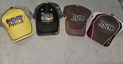 Lote de 4 gorras Kyle Busch New Era Chase con tirantes M&M #18 Nascar Foto 1 de 4