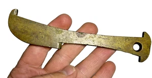 Vintage Maine Brass S&SF Lobster Measurer Tool Sea & Shore Fisheries S &SF - Picture 1 of 12