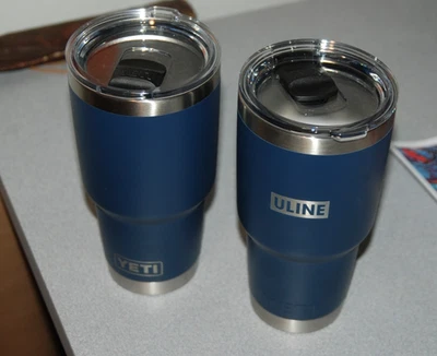 Комплект из 2 YETI Uline Rambler 30 унций тамблеры Magslider крышки совершенно новый бутылка для воды - Изображение 1 из 2