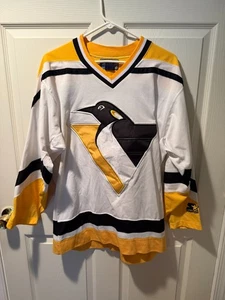 Camiseta deportiva Starter Pittsburgh Penguins para hombre mediana multicolor manga larga hockey - Imagen 1 de 4