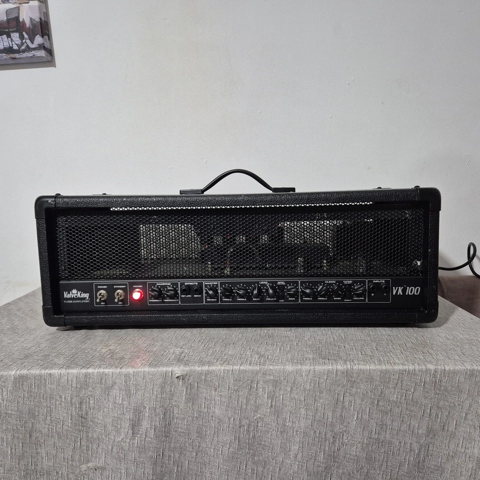 Peavey ValveKing VK100 Tube Guitar Amplifier 100 Watt 2 Channels POWER TESTED  - Image 1 of 4