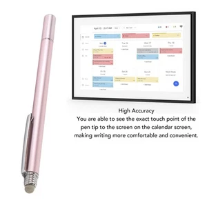 Pink Calendar Stylus Pen High Sensitivity Professional Portable 2 In 1 Dual Tip - Afbeelding 1 van 22