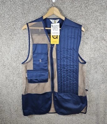NWT Vintage 90s Bob Allen 108M Reloaders Mesh Shooting Vest Men's Large Blue - Image 1 of 4
