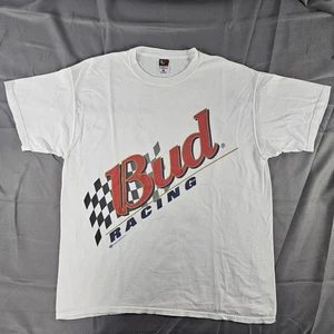 Vintage 2000 Budweiser Racing Columbia Cup Volunteer Tshirt Gr. XL Wasserflugzeug LESEN⬇ - Bild 1 von 11
