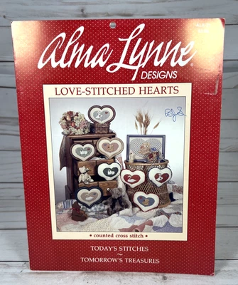 Alma Lynne Designs Cross Stitch Today's Stitches Tomorrow's Treasures Heart Love - Image 1 of 3